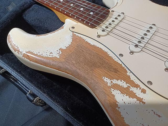 ◆ CustomElectr Relic OlympicWhiteStrato◆