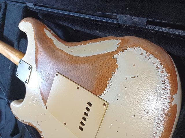 ◆ CustomElectr Relic OlympicWhiteStrato◆