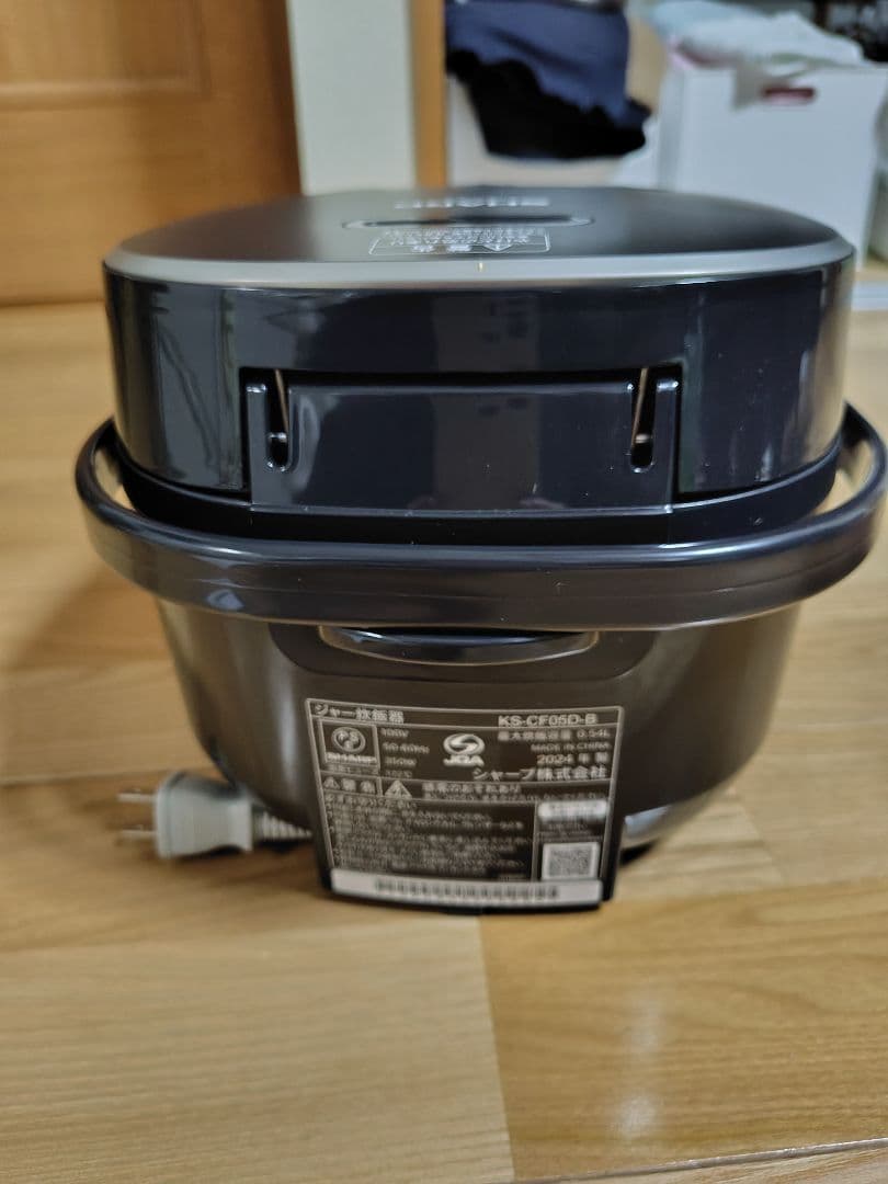 SHARP KS-CF05D 炊飯器 ブラック