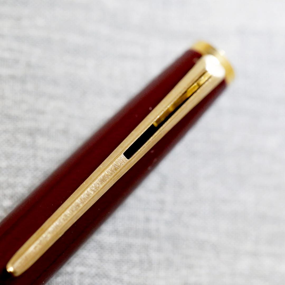 【送料込み】モンブラン ボールペン レバー式 ボルドー