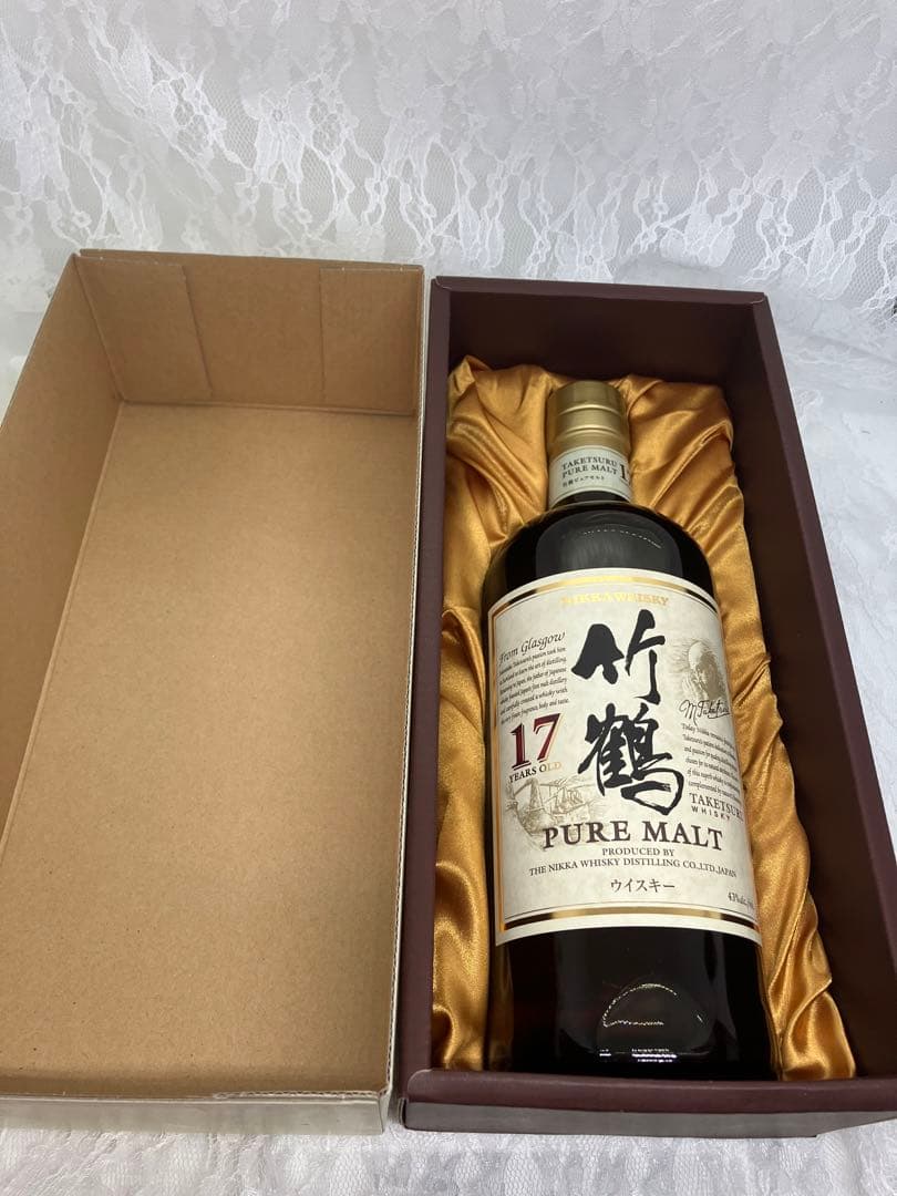 竹鶴17年　ピュアモルト　ニッカウィスキー　ジャパニーズウィスキー　未開封品