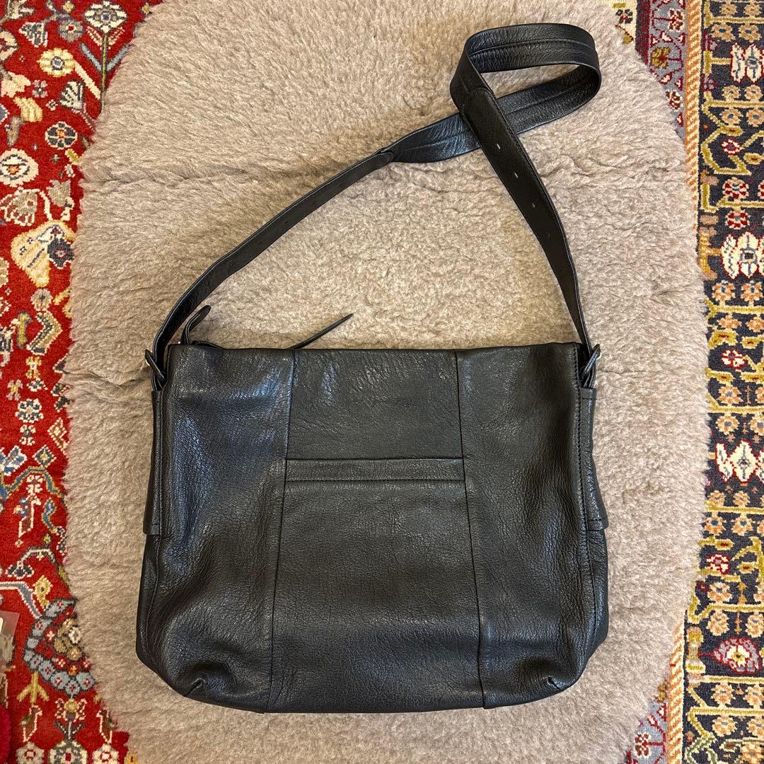 gentan 黒 レザー ショルダーバッグ