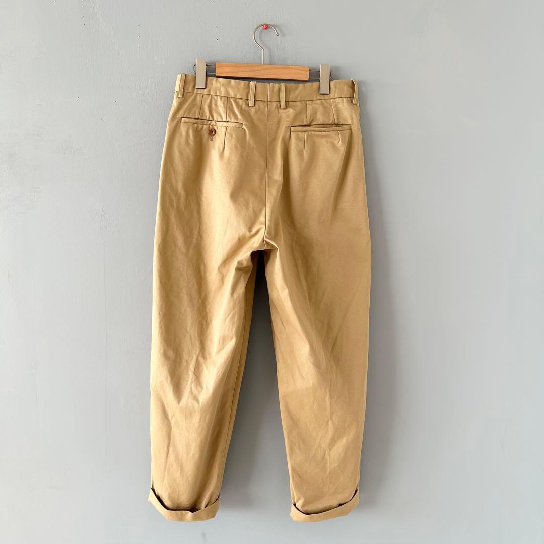 SCYE サイ　2タックテーパードチノトラウザーパンツ36