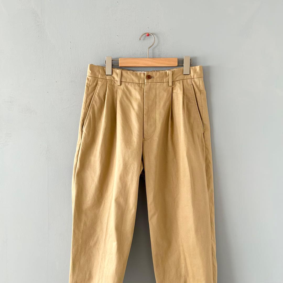 SCYE サイ　2タックテーパードチノトラウザーパンツ36