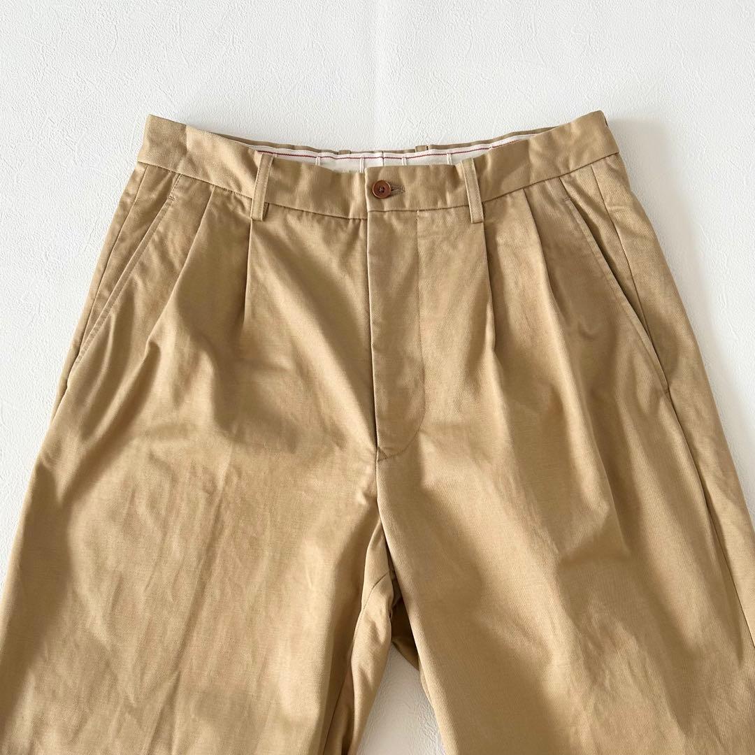 SCYE サイ　2タックテーパードチノトラウザーパンツ36