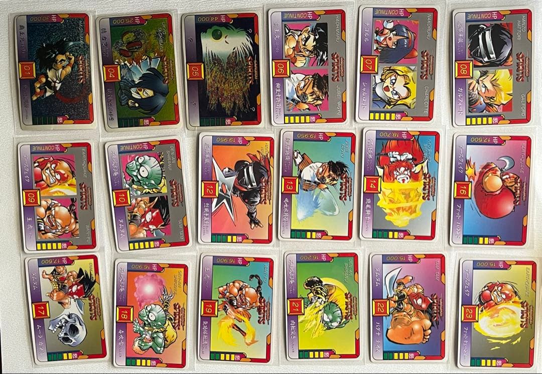 侍魂 ワールドヒーローズ2 龍虎の拳 ファイヤースープレックス トレカ106枚