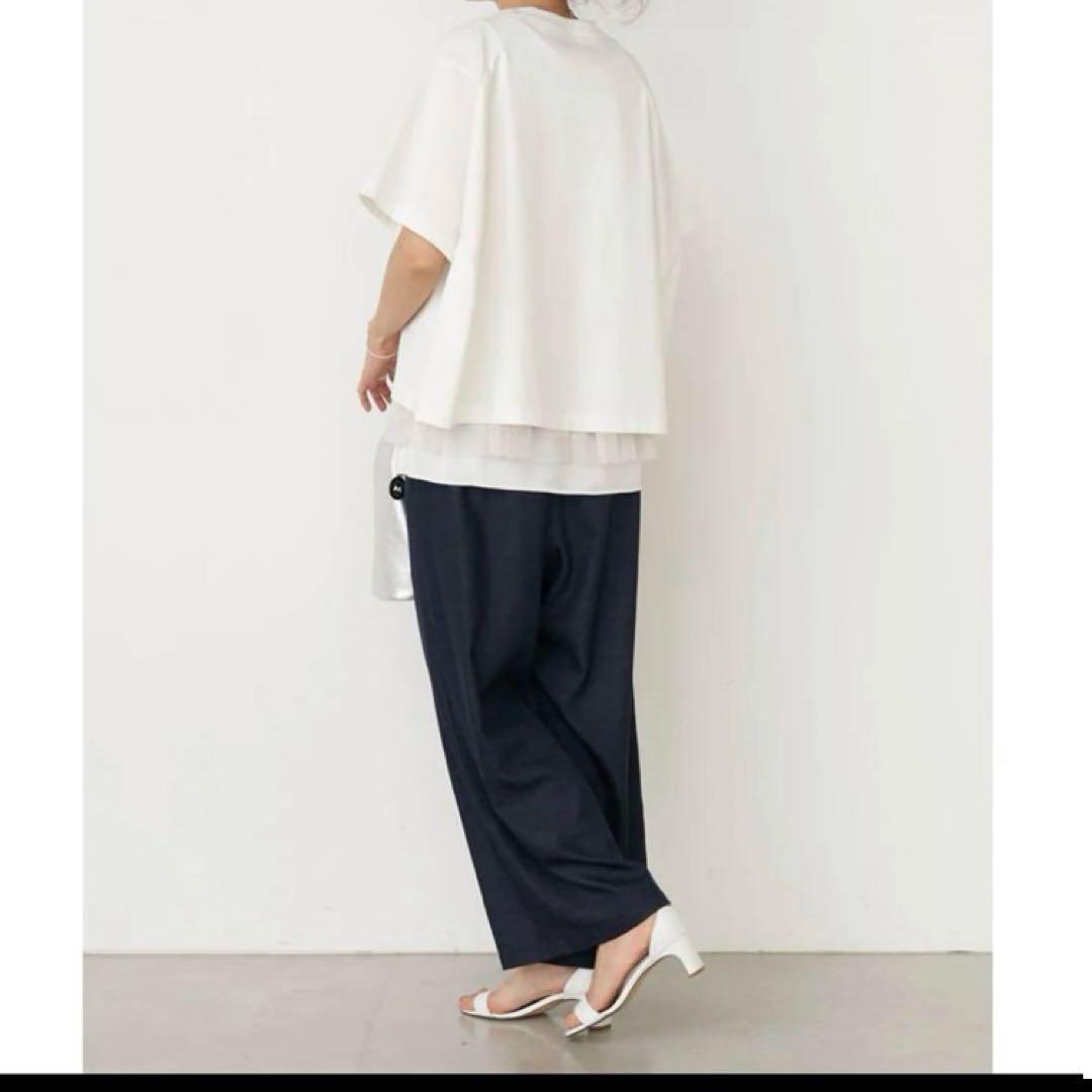 【新品.タグ付き】ビアズリー beardsley チュチュタンク手洗い可ホワイト