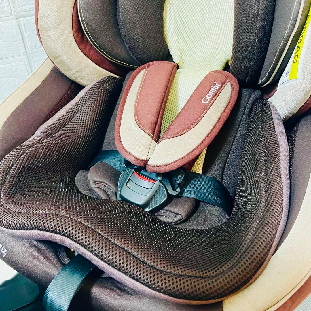 コンビ☆ネルームisofixエッグショック☆チャイルドシート☆極美品☆ブラウン☆