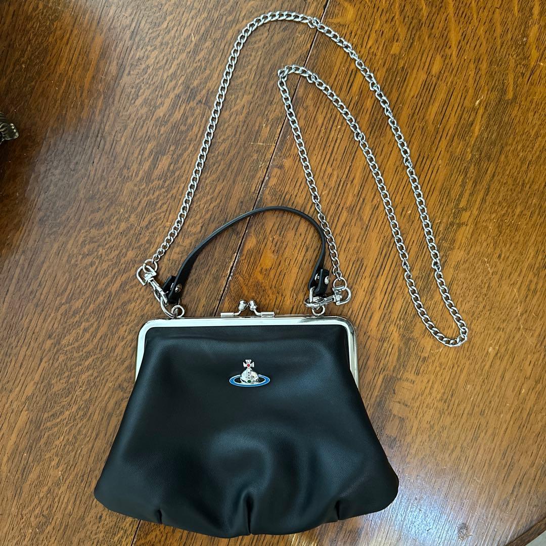 ヴィヴィアンウエストウッド　がま口Emmaショルダーバッグ