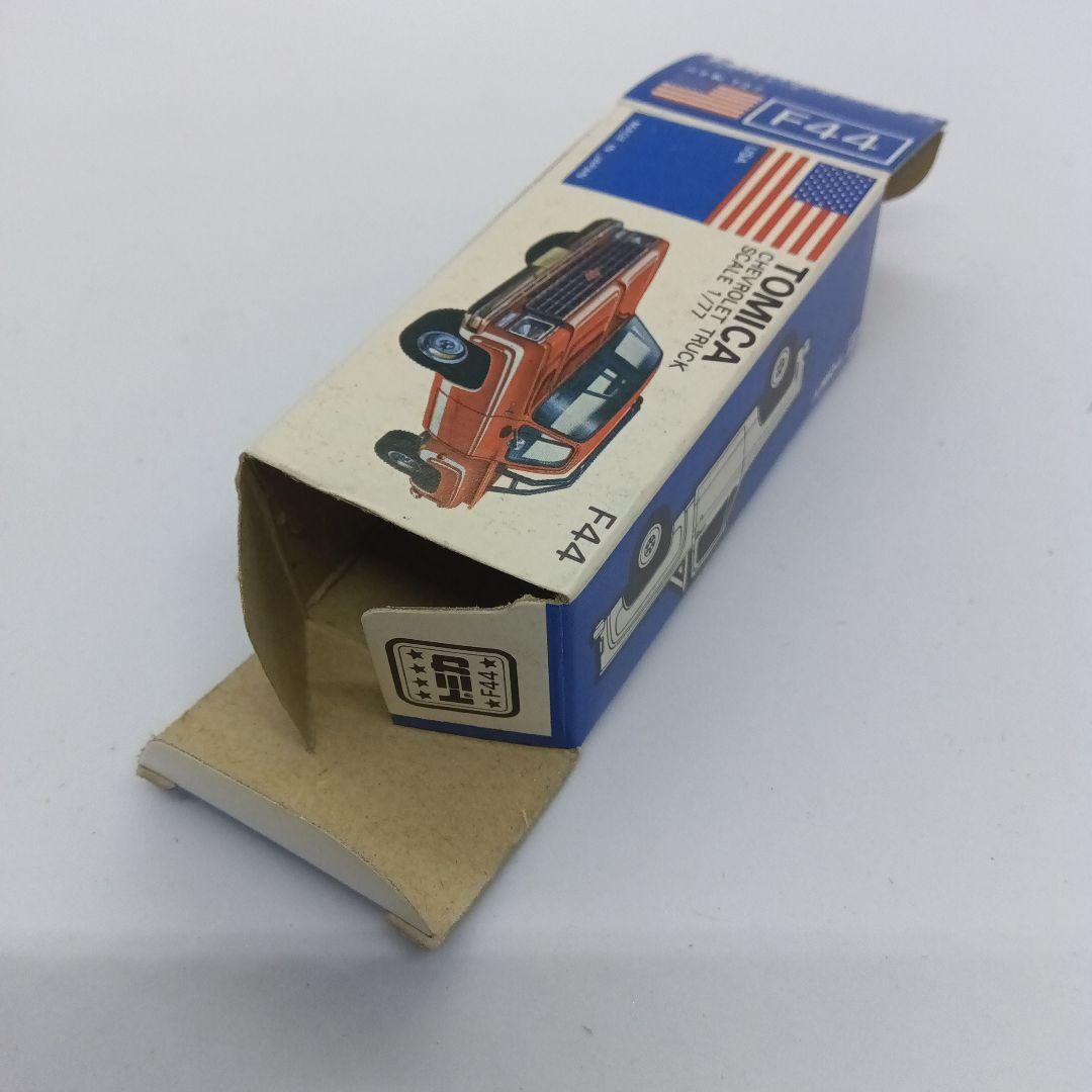 高島屋 特注 トミカ 青箱 F44 シボレー トラック 黒色 日本製