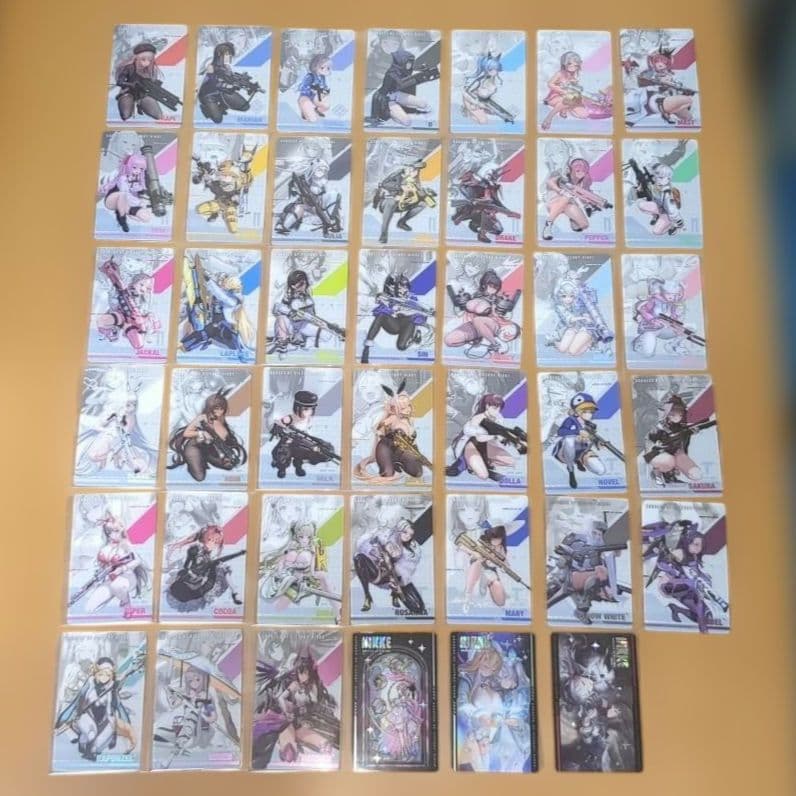 勝利の女神NIKKE ガンガールメタルカード　セミコンプ　41種