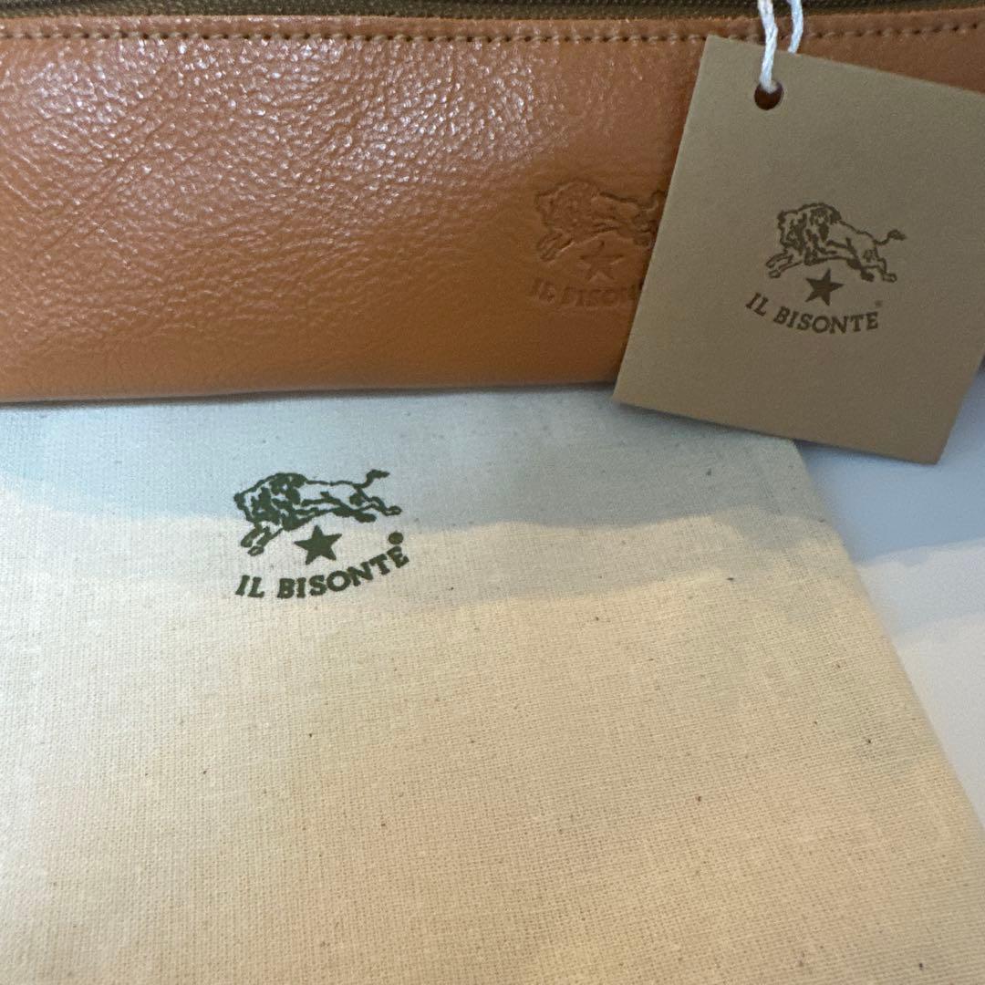IL BISONTE レザー 筆箱 ブラウン