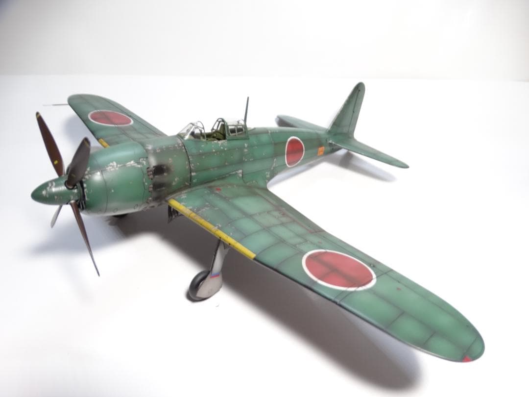 ファインモールド1/48日本海軍戦闘機「試製烈風」完成品