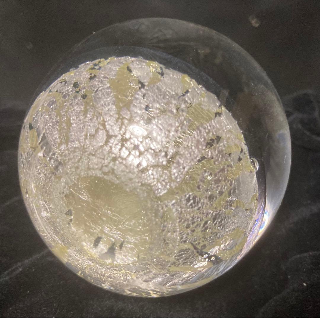 ノグチミエコ 四季球 冬 ☆ ガラス アート オブジェ 【送料無料】