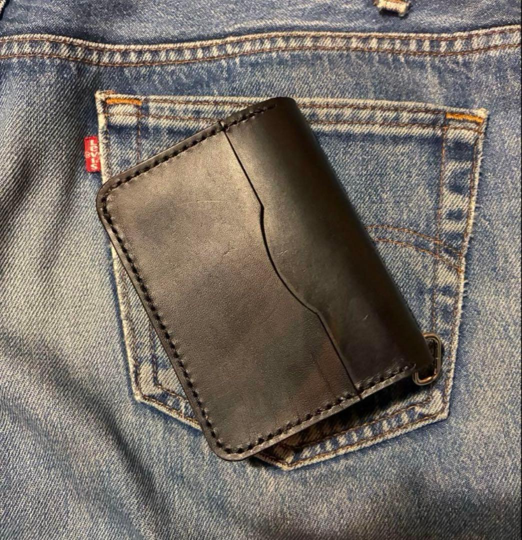 トラッカーウォレット　ショート　シルバー925アポロコンチョ　ブルガロ