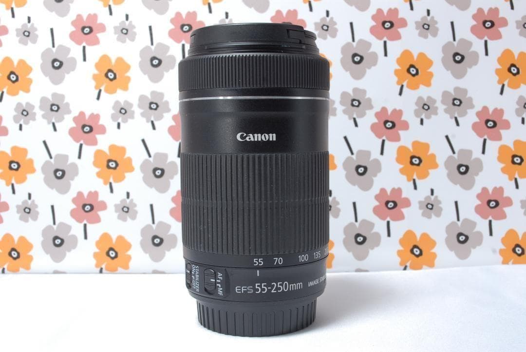 ❤Canon EF-S 55-250mm IS STM❤とても美品❤望遠レンズ❤