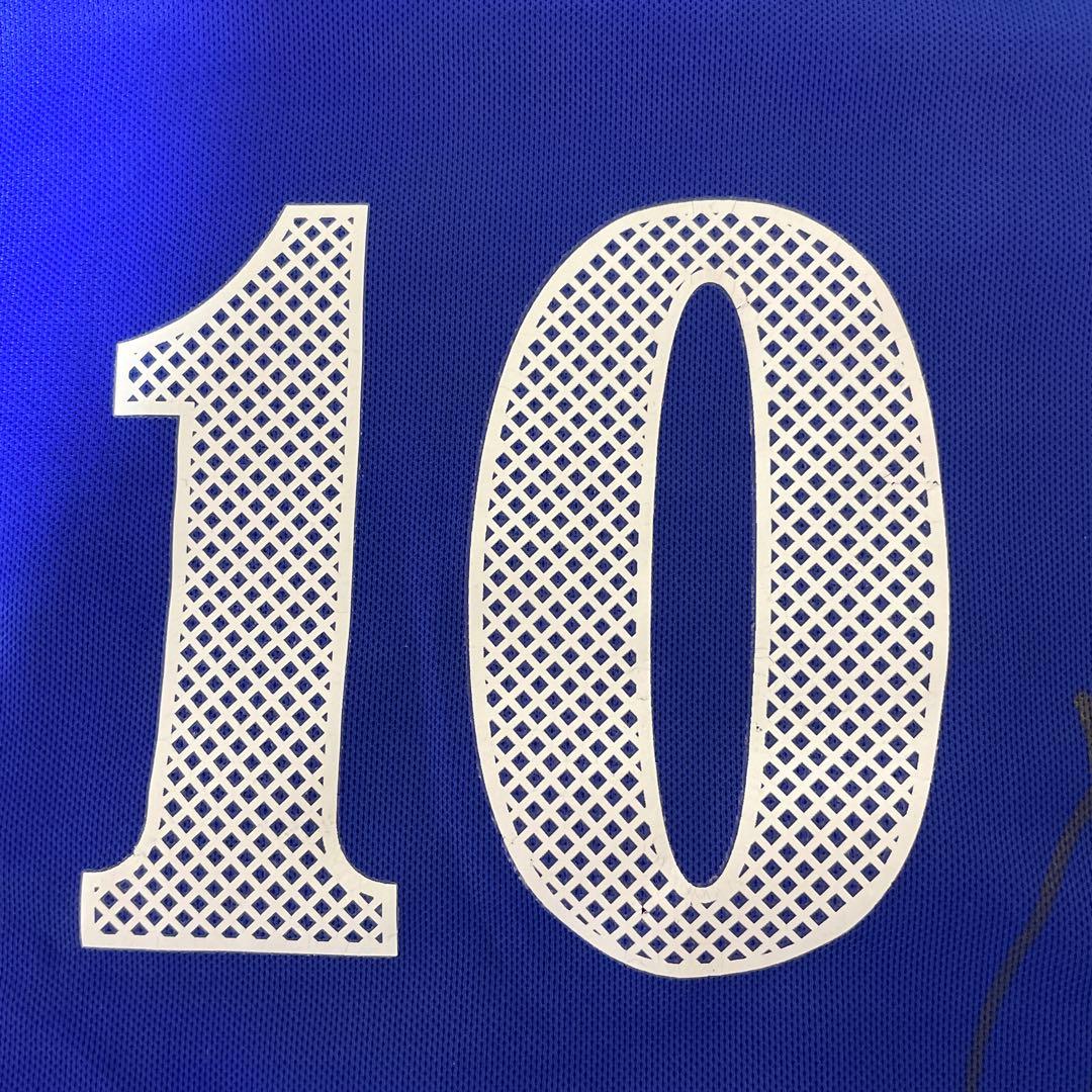 サッカー日本代表　【サイン入り】 10名波浩選手ユニフォームLサイズ