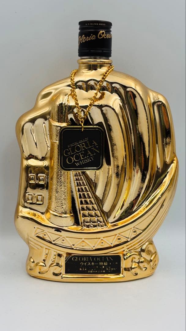 【未開栓】グロリアオーシャン シップボトル ゴールド ウイスキー特級 760ml