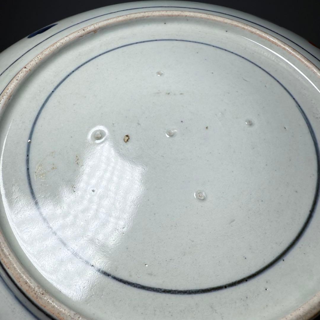 元禄伊万里　古伊万里　色絵菊花瓶文皿　約28cm　古美術　豪商旧蔵　圧倒的存在感