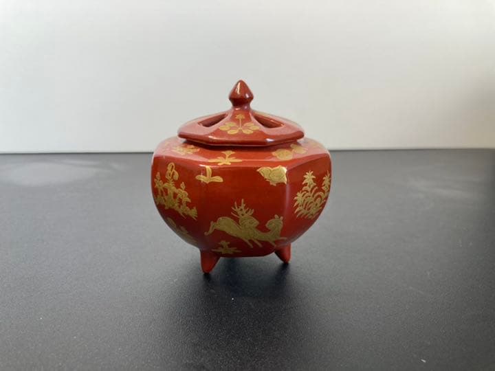 ⭕️希少！　香炉　金彩　中国　骨董品　中国美術　古美術品