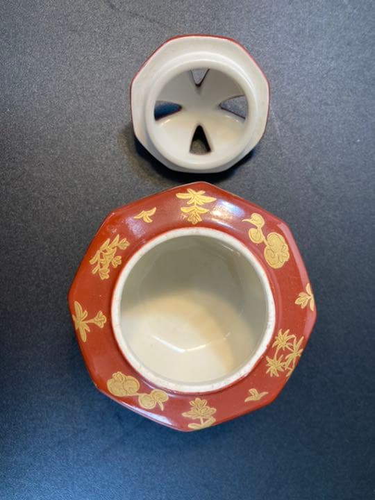 ⭕️希少！　香炉　金彩　中国　骨董品　中国美術　古美術品