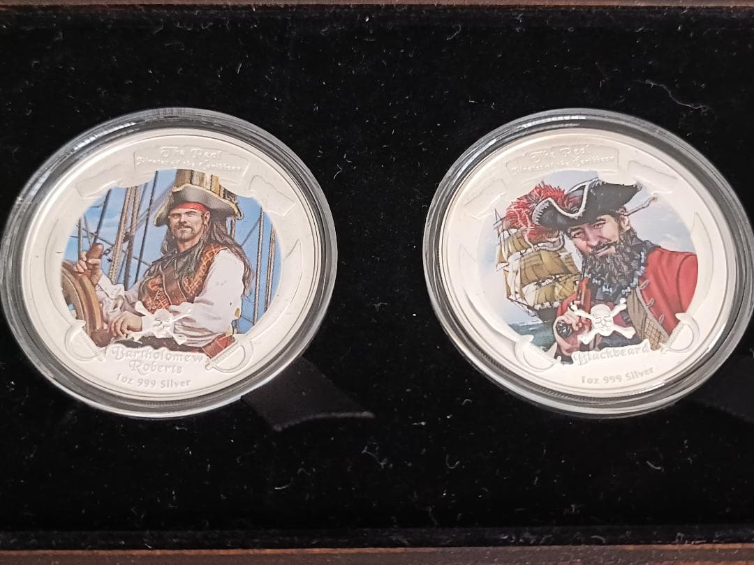 メダル純銀 海賊テーマ 999銀4個メダルセット