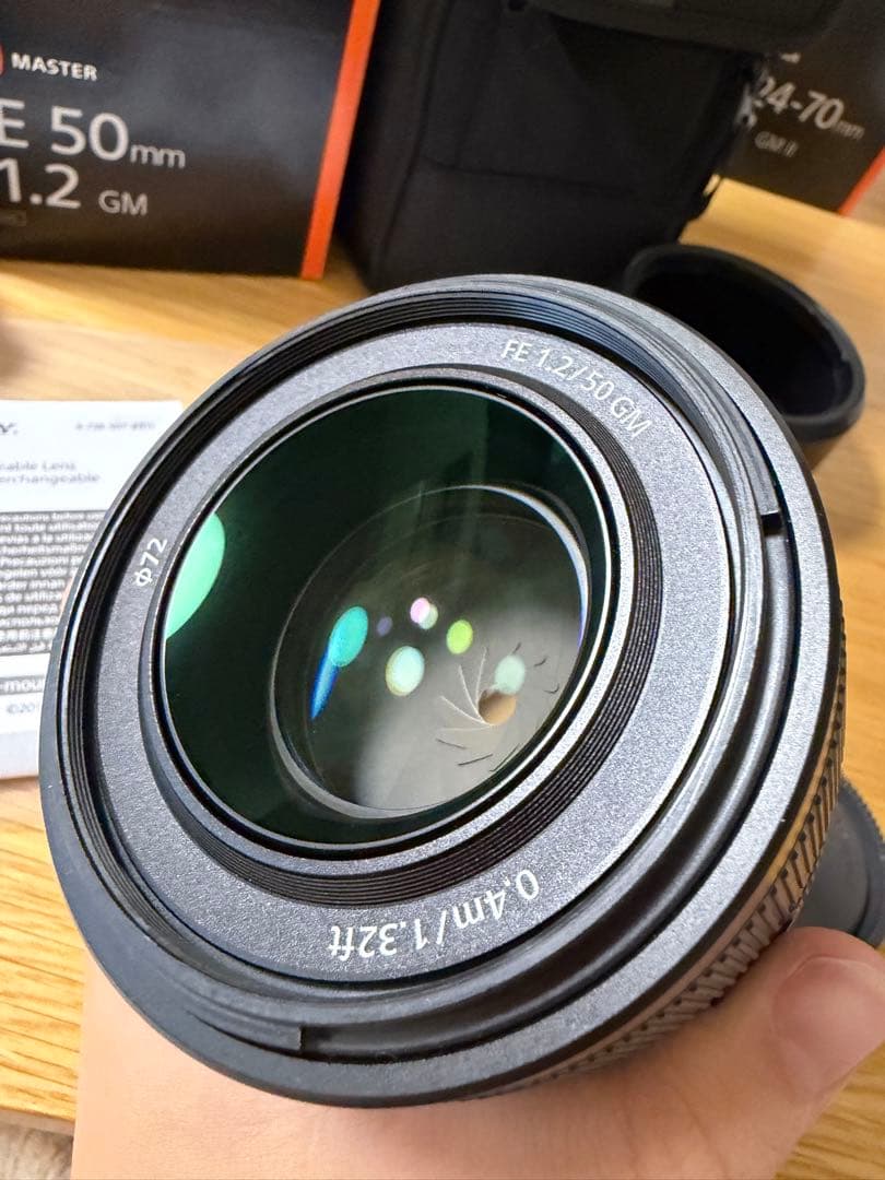 SONY FE 50mm F1.2 GM レンズ