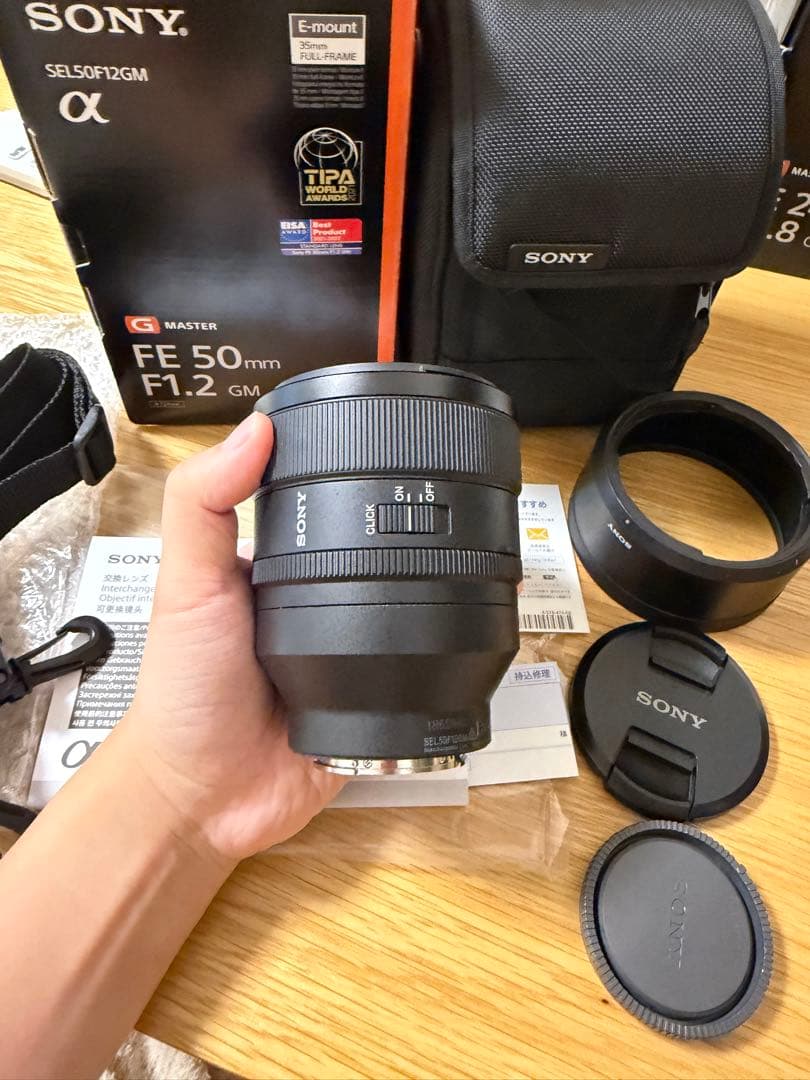 SONY FE 50mm F1.2 GM レンズ