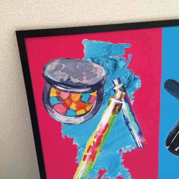 オリジナルアート商品＊ポップアート＊額縁付き