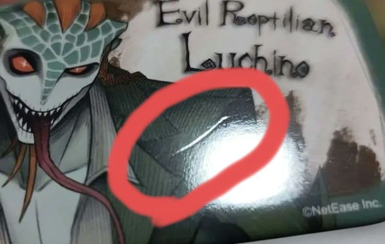 第五人格 identityV Dark×POP スクエア缶バッジ　魔トカゲ