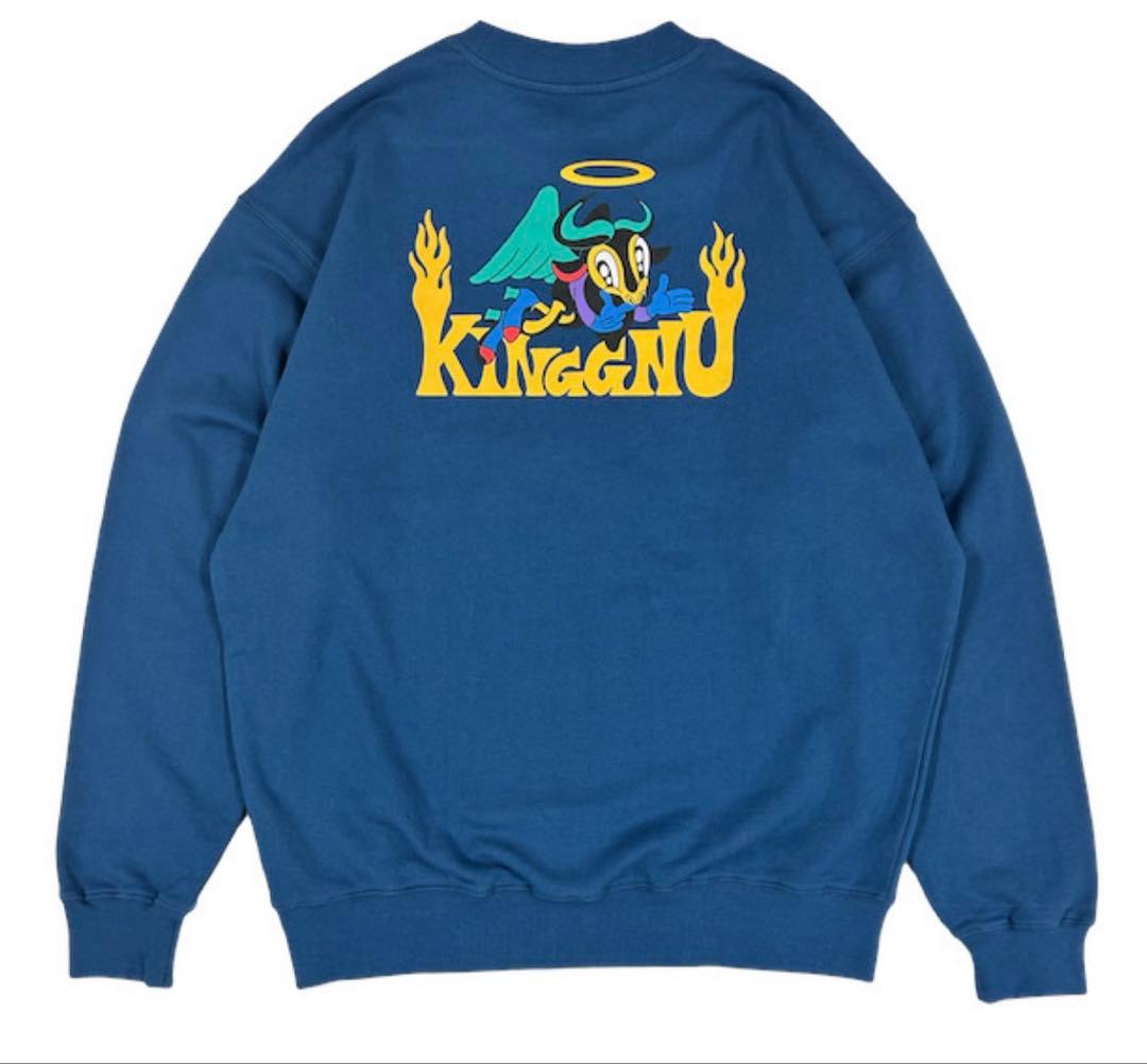 King Gnu スウェット Ｌ　ブルー　新品未開封　キングヌー