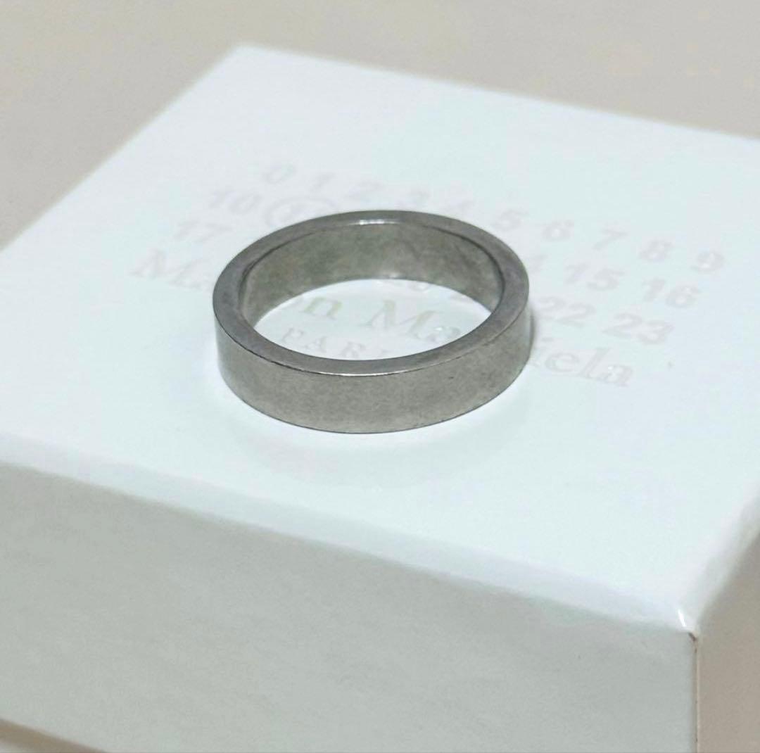 Maison Margiela ネームロゴ 指輪 リング シルバー サイズ07