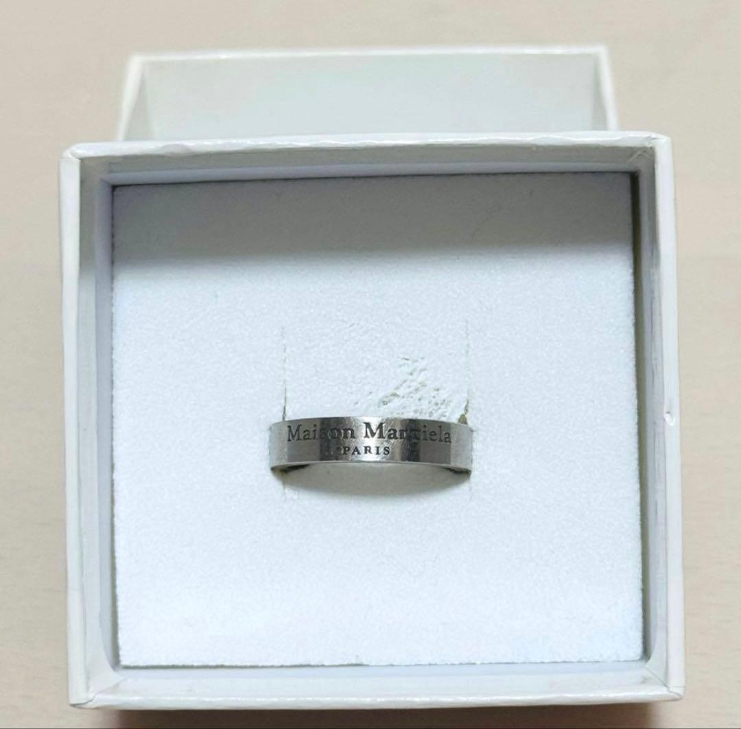 Maison Margiela ネームロゴ 指輪 リング シルバー サイズ07