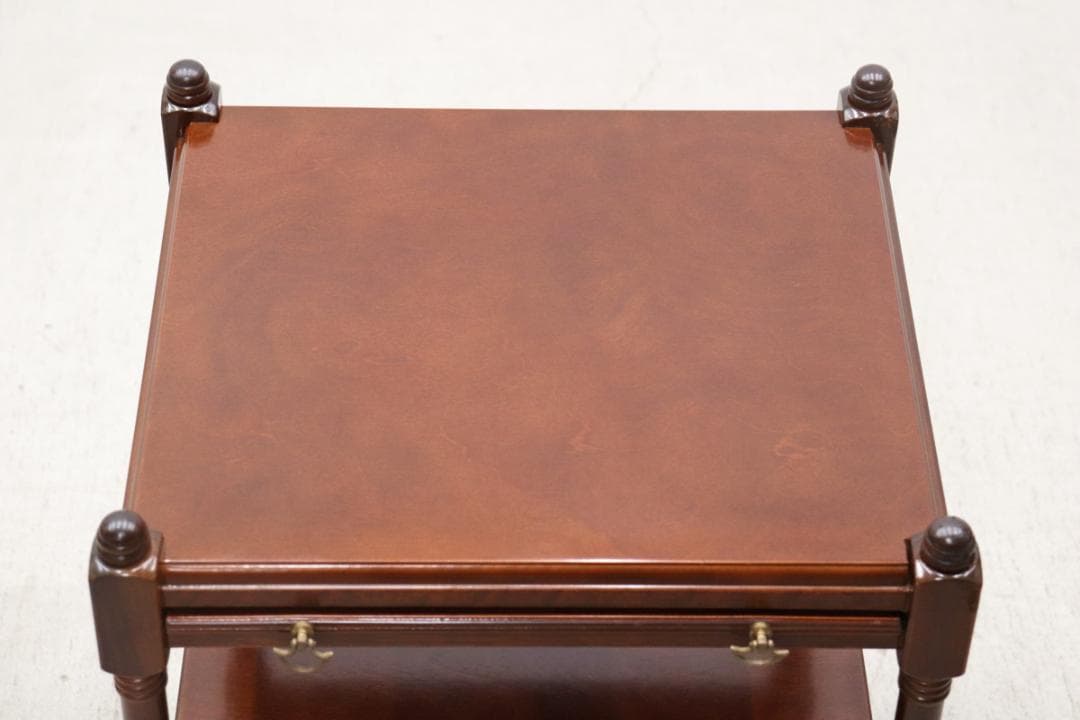 U.S. アメリカ ボンベイ サイドテーブル ラック ベッドサイド ヴィンテージ