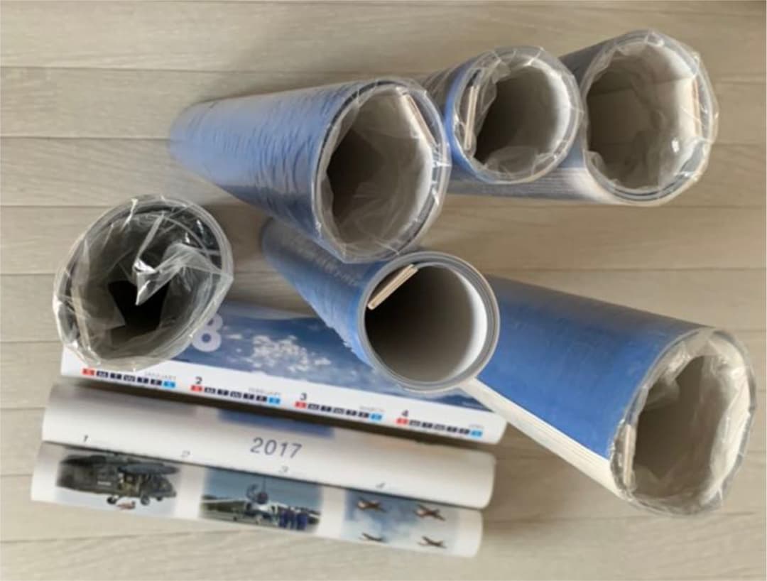 レア航空自衛隊カレンダー　２０１７年〜２０２０年　６本他