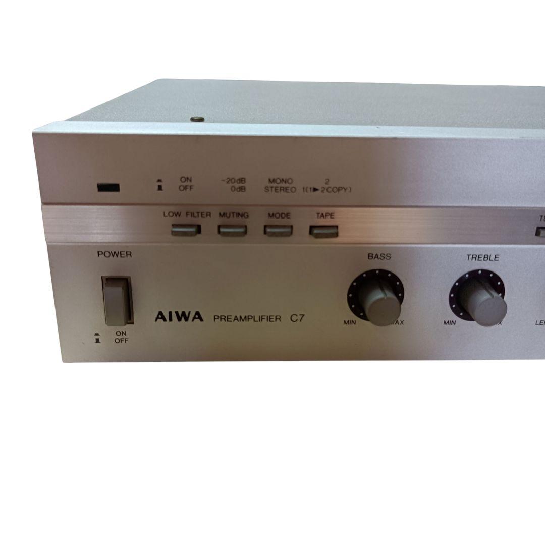 アンプ AIWA Preamprifier S-C7