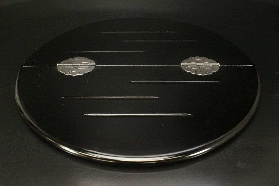 茶道具 瑞豊造 平 水指 共箱(A182)