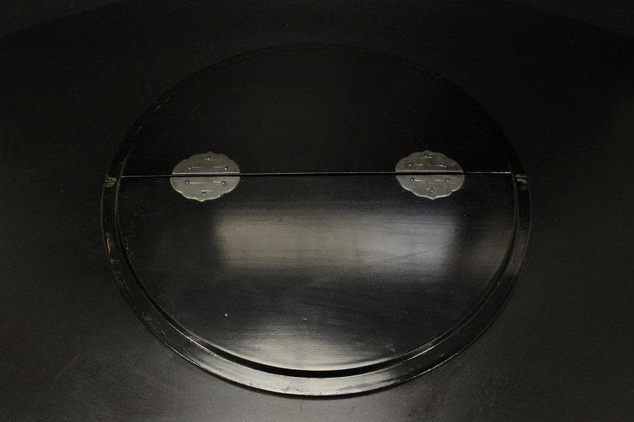 茶道具 瑞豊造 平 水指 共箱(A182)