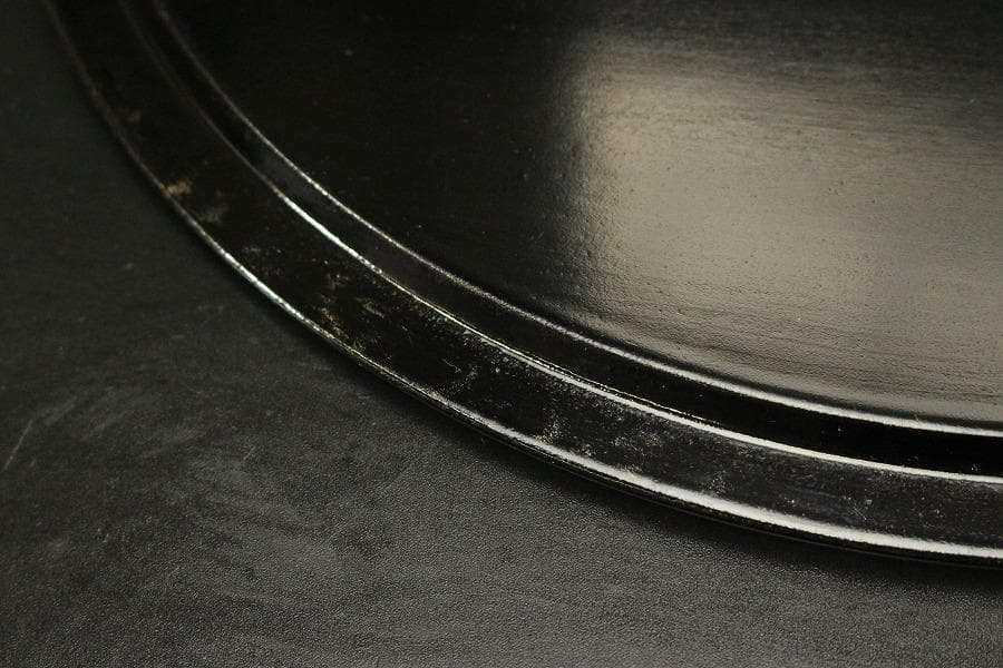 茶道具 瑞豊造 平 水指 共箱(A182)