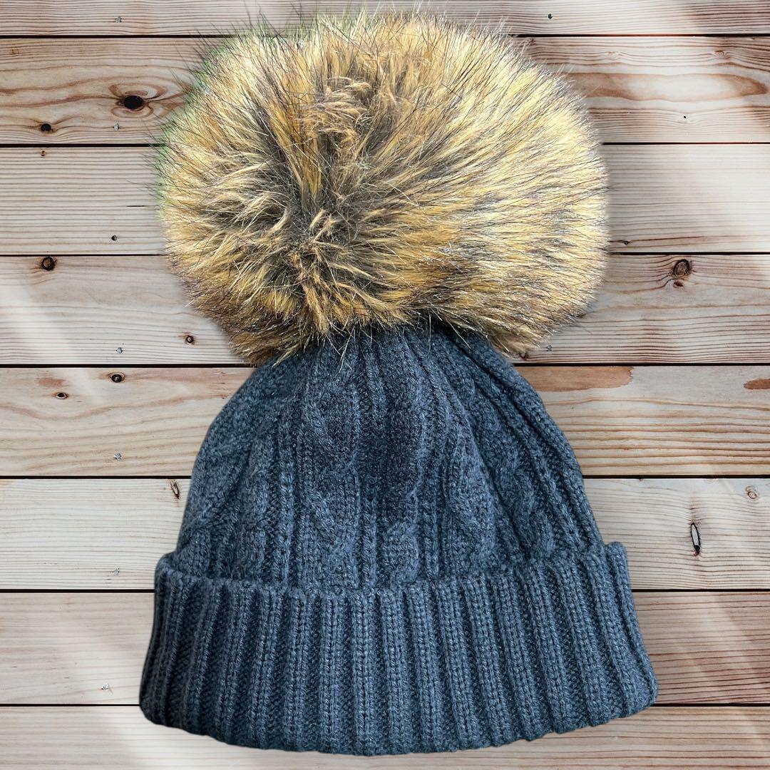 THE NORTH FACE × SACAI ニット帽 ファー付き