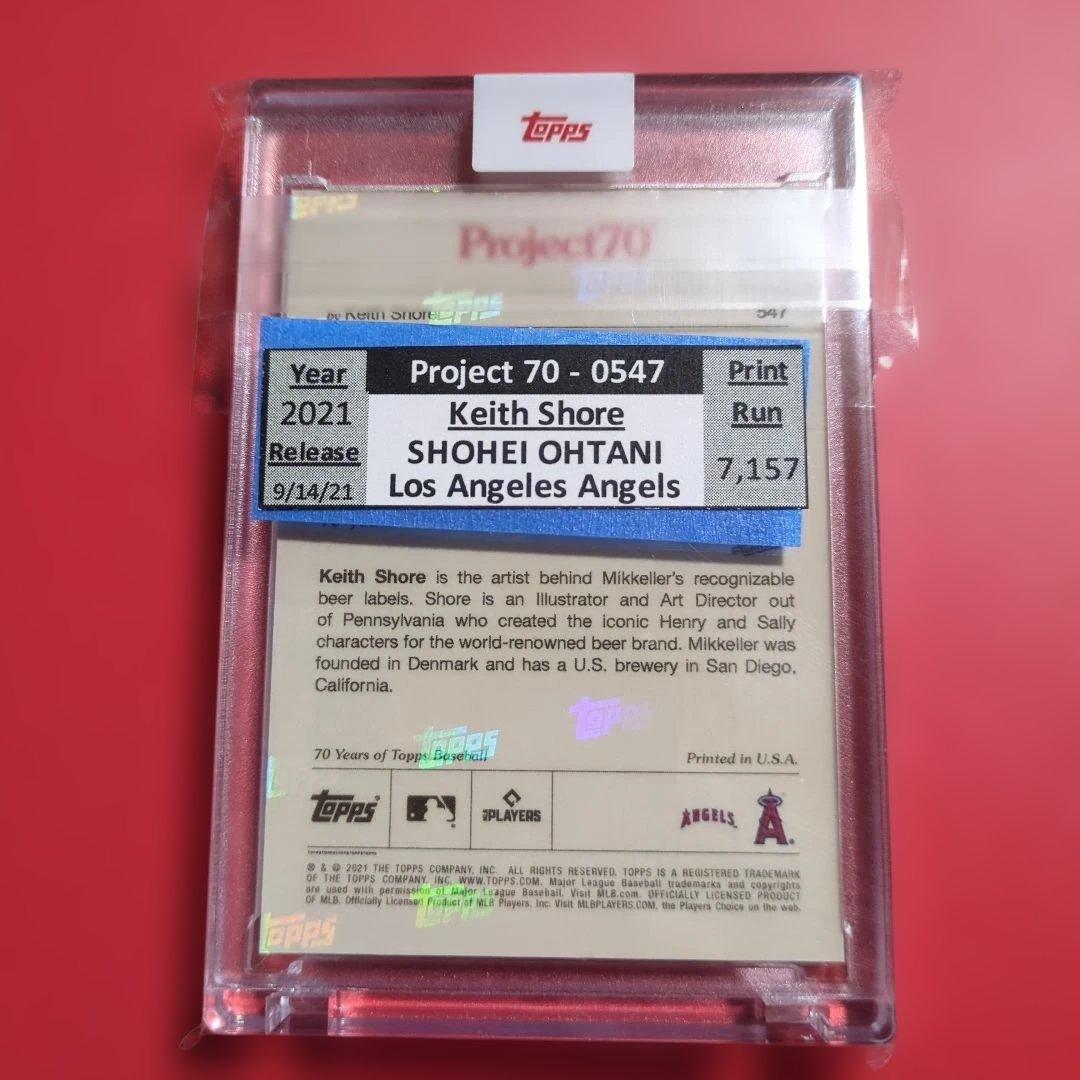 大谷翔平 Topps project70　ポケモン風カード