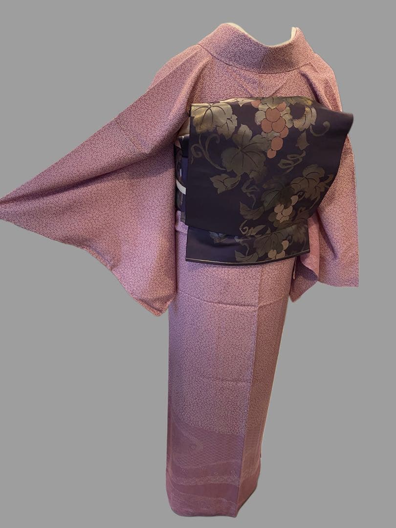 江戸小紋　小花流水文様　付け下げ訪問着　卒業式　入学式　お茶会　お出かけに！