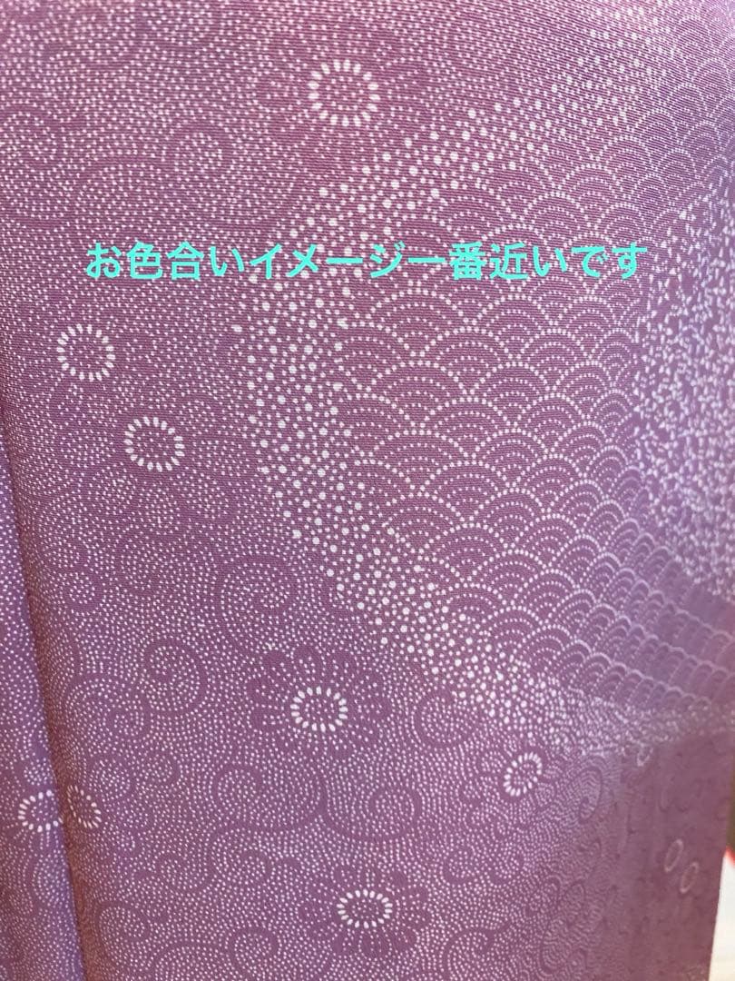 江戸小紋　小花流水文様　付け下げ訪問着　卒業式　入学式　お茶会　お出かけに！