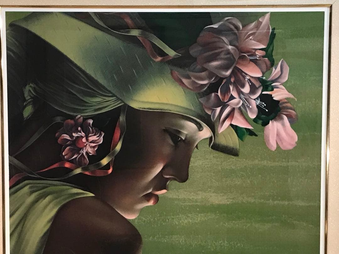 マーティロ・マヌキアン　「春」　シルクスクリーン　直筆サイン・エディション有り