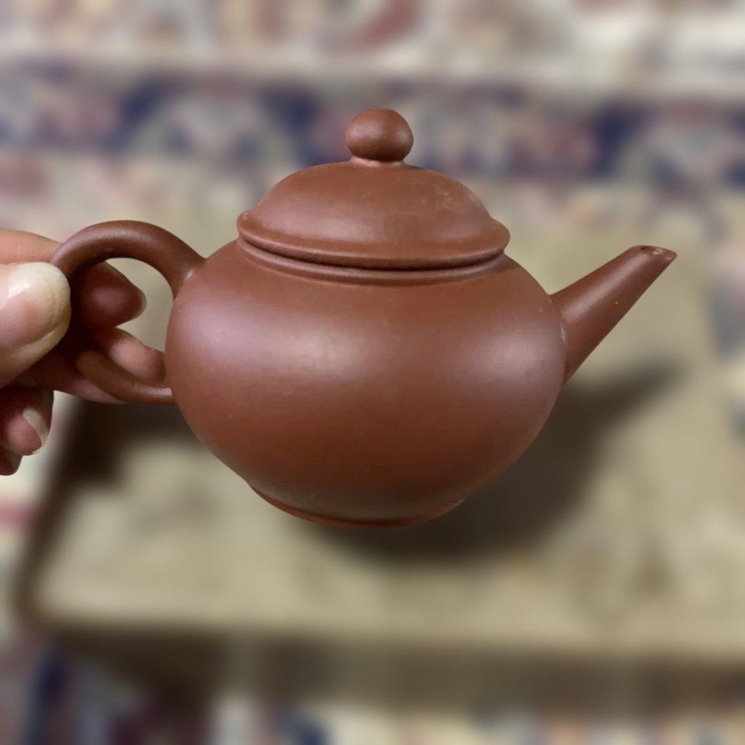 宜興 朱泥 急須　紫砂　茶壷　茶壺　中国 茶器 ミニ 芬