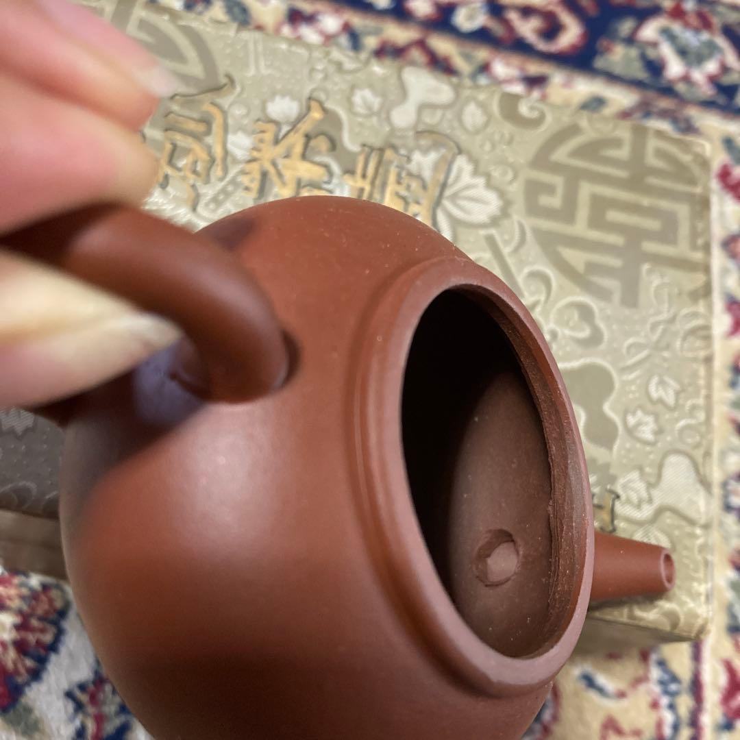 宜興 朱泥 急須　紫砂　茶壷　茶壺　中国 茶器 ミニ 芬