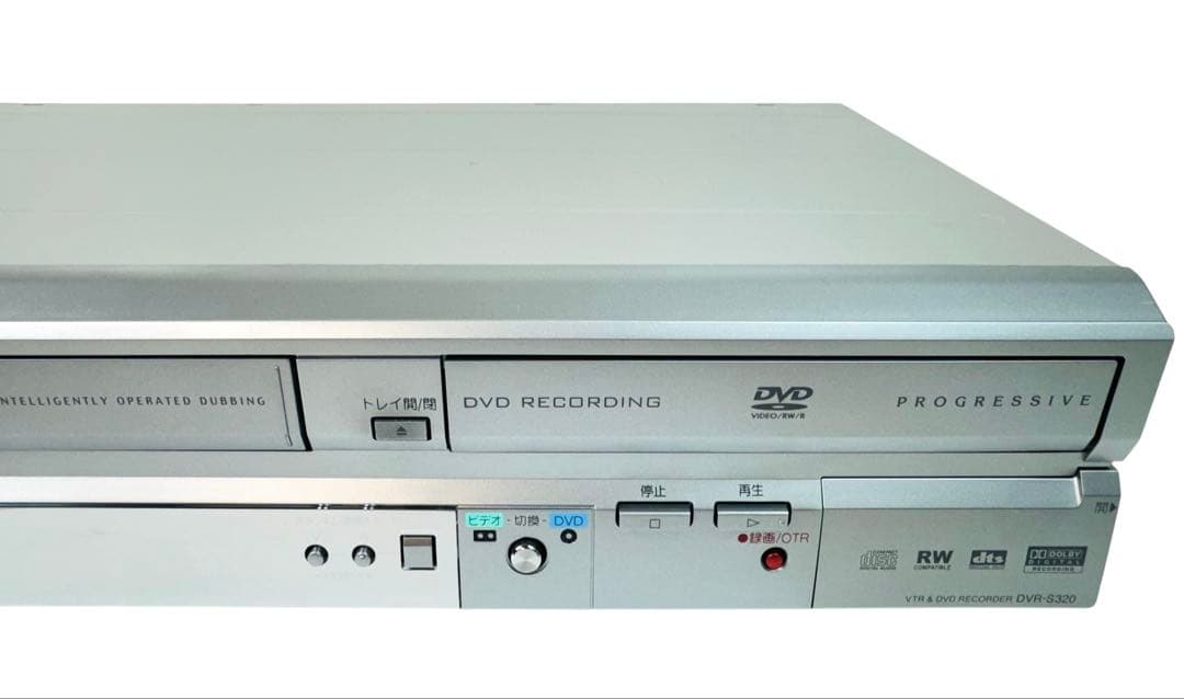 三菱電機 ダビング機能搭載 VHS一体型 DVDレコーダー DVR-S320