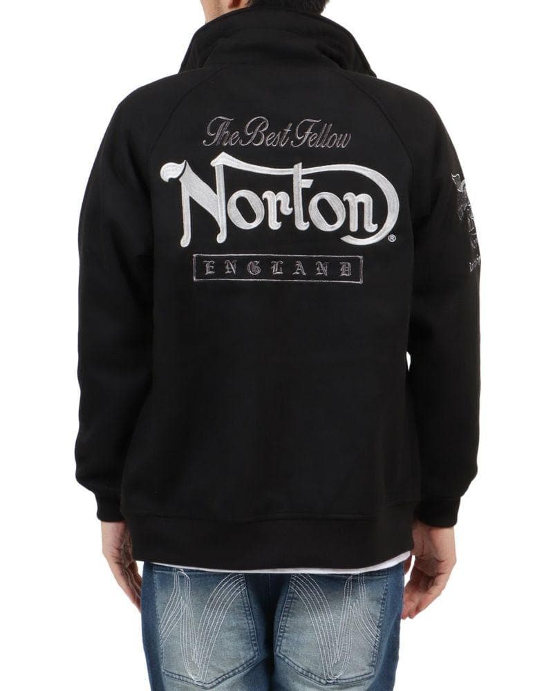 新品未使用Nortonノートン　裏ボアジャケット　ブラック　XXL
