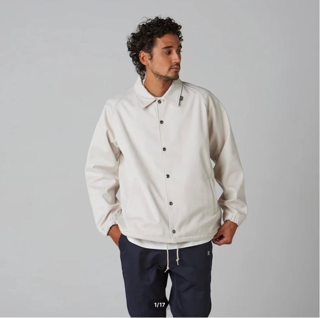 【BLUCO】STRETCH WARM COACH JACKET　BLACK