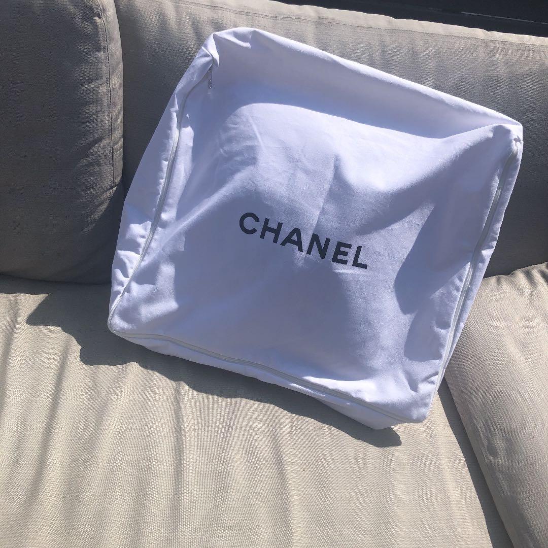 CHANEL シャネル 特大衣装カバー クッションカバーにも 新品未使用